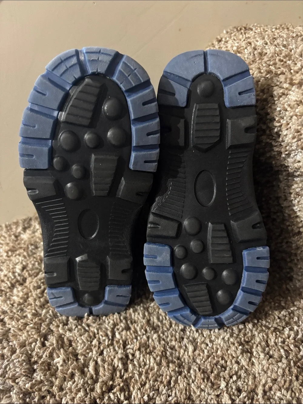 Skechers Black and Blue Kids Waterproof Snow Boots